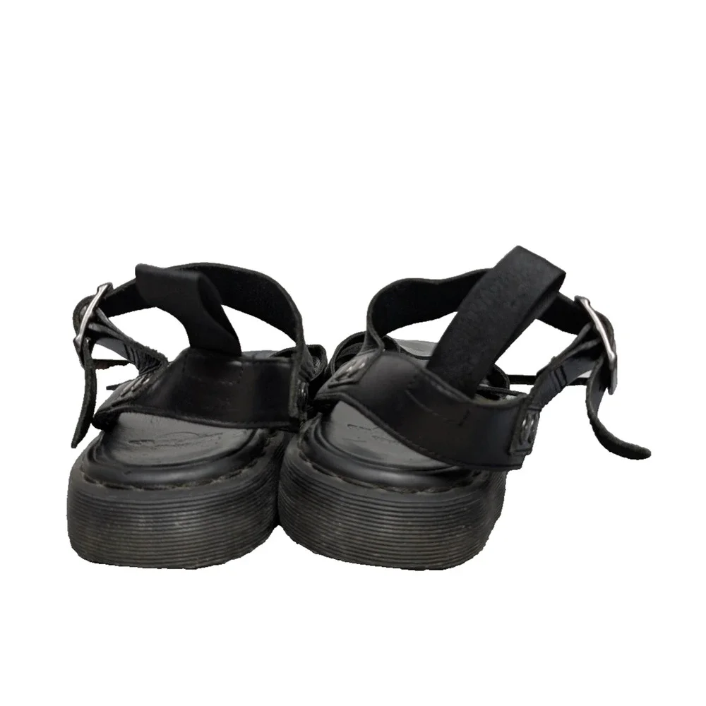 Dr Martens Gryphon Sandals Womens 8 EU39 Leather Gladiator Buckle Goth Punk